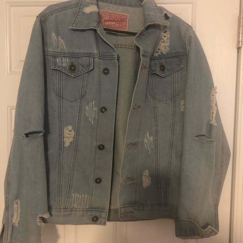 Distressed denim Jacket